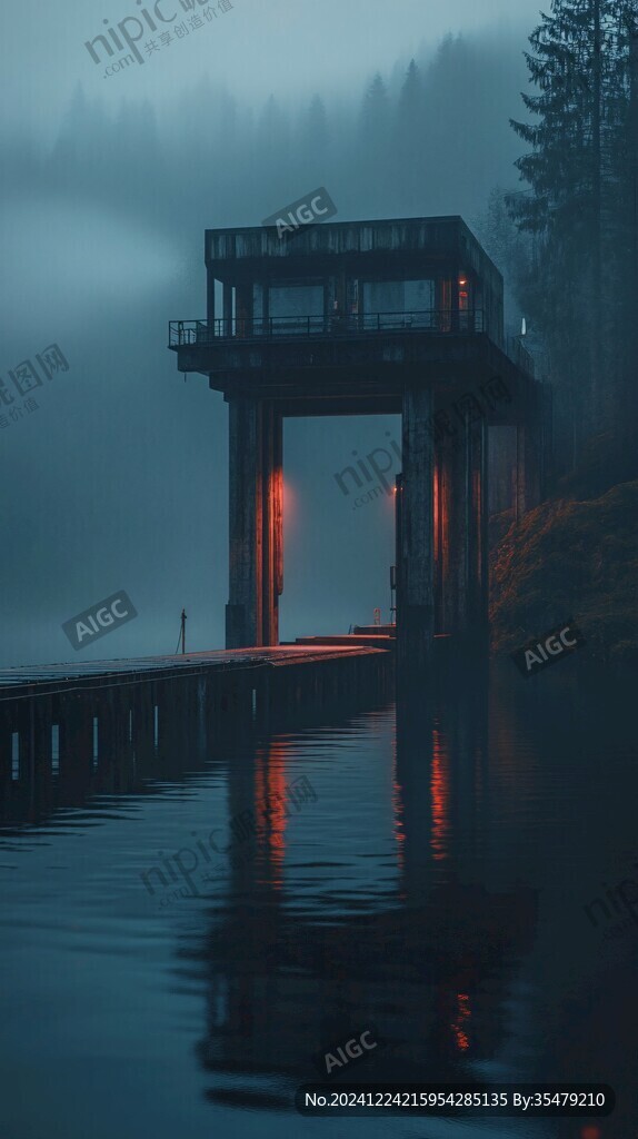 奇墅湖晨霧