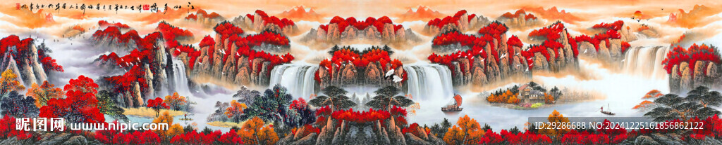 鴻運(yùn)當(dāng)頭長(zhǎng)卷