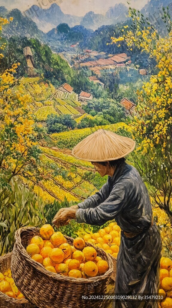 販賣枇杷的農(nóng)民