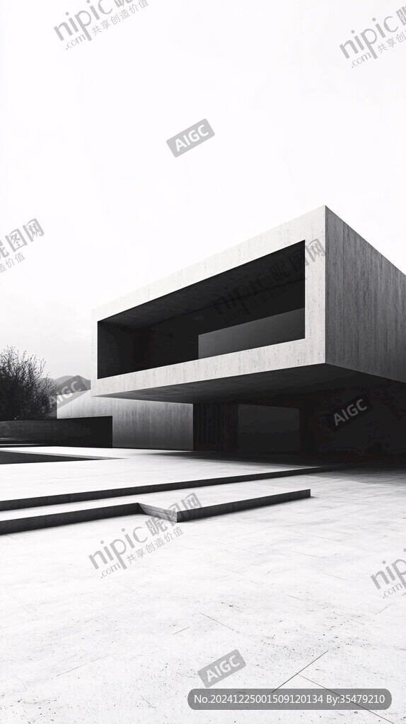 黑白灰建筑