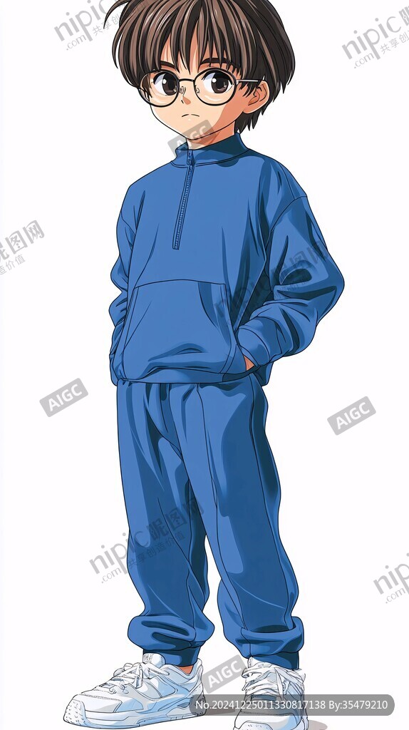 q版男孩全身