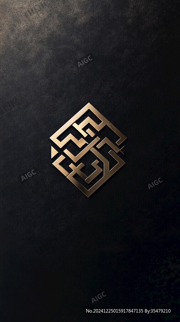 高端豪華金色logo
