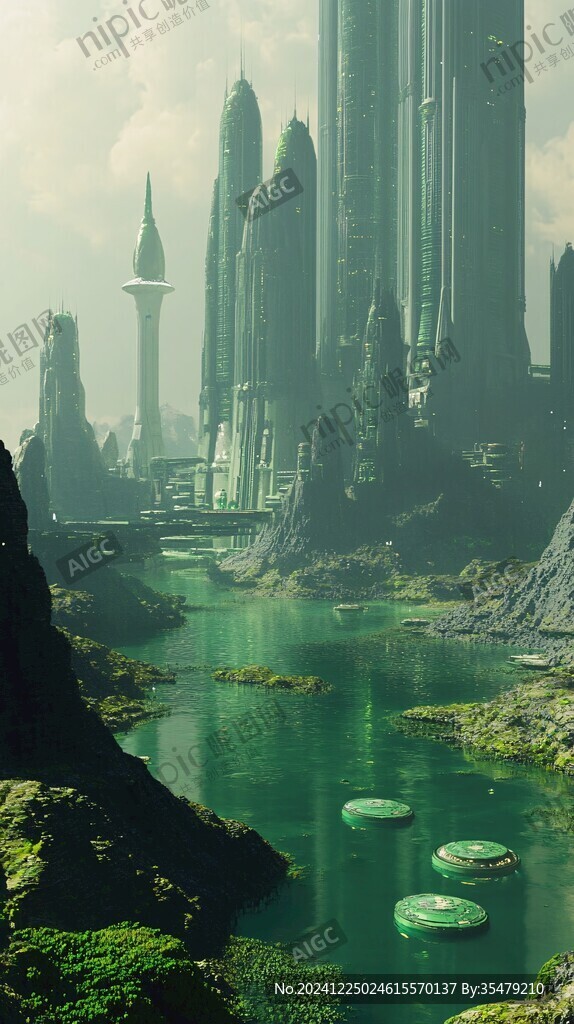 幻想的外星建筑