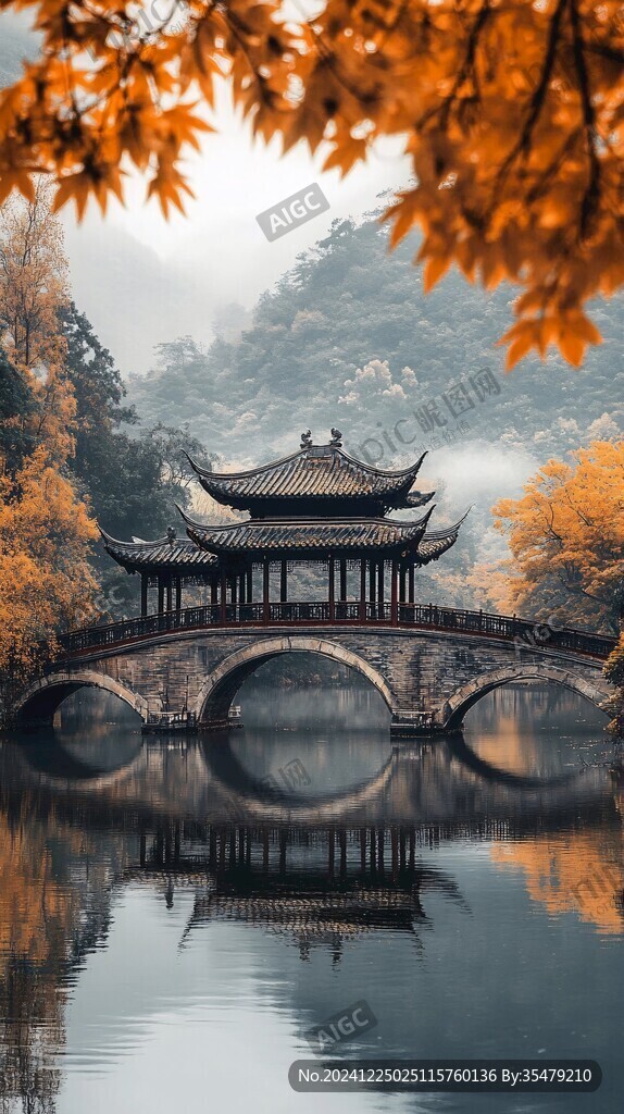古亭秋色