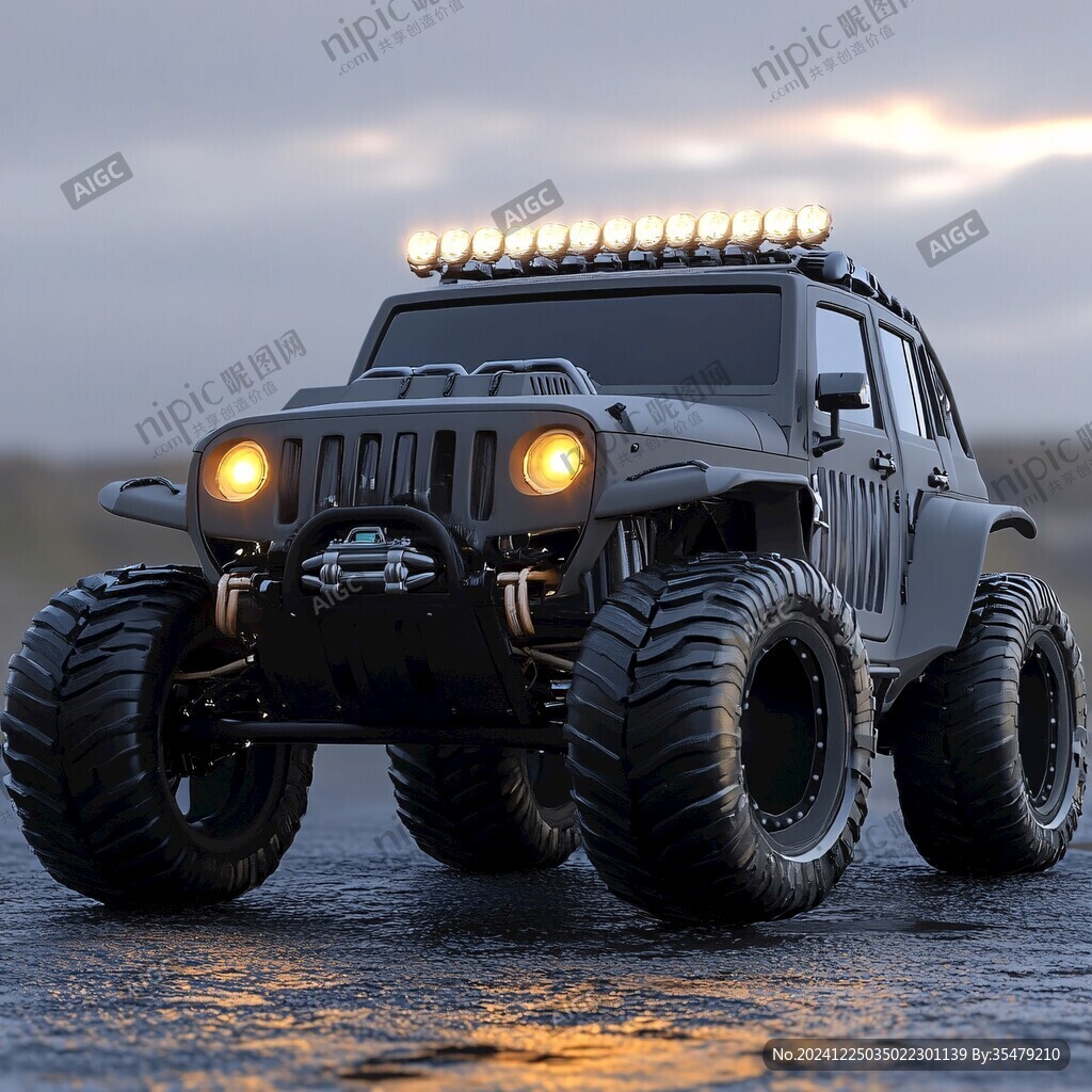 牧馬人越野車模型
