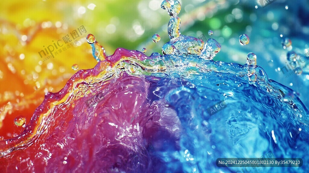 顏色水珠