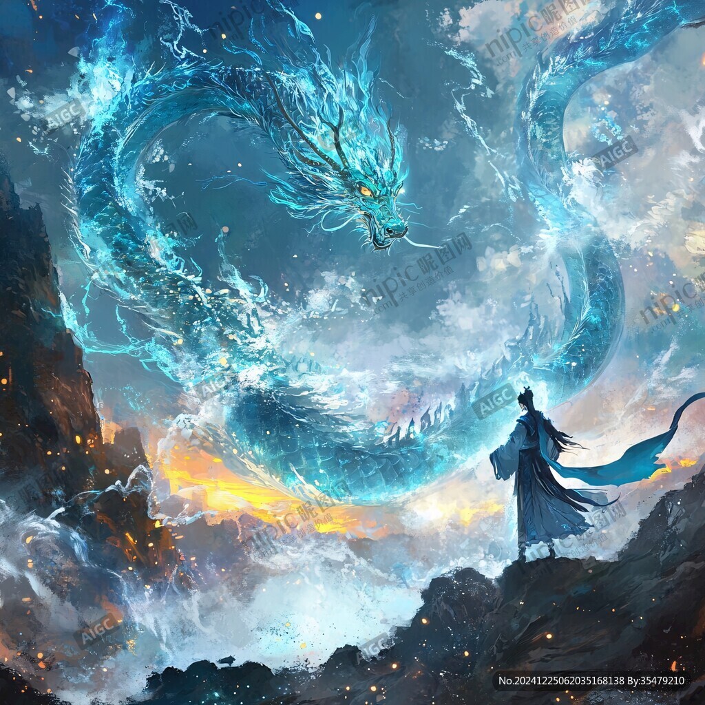 古風(fēng)龍插畫