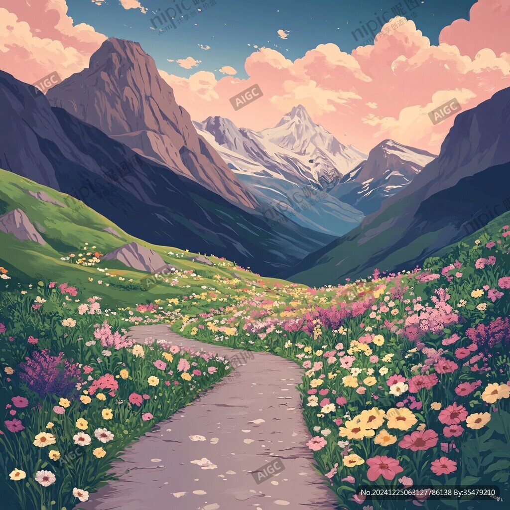 戶外風(fēng)景插畫