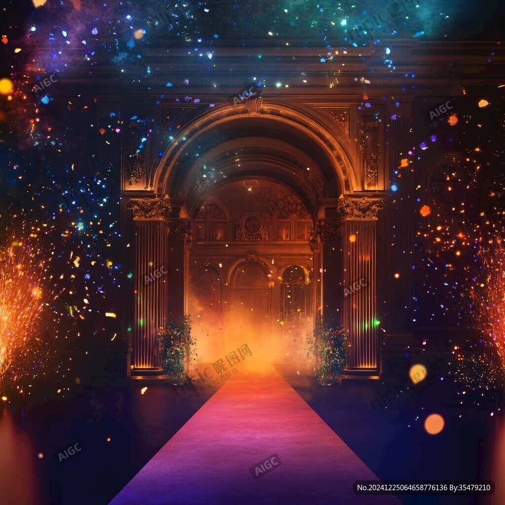 歐式拱門星光主題場(chǎng)景