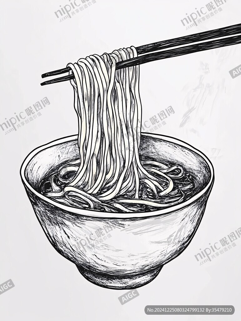 熱干面手繪
