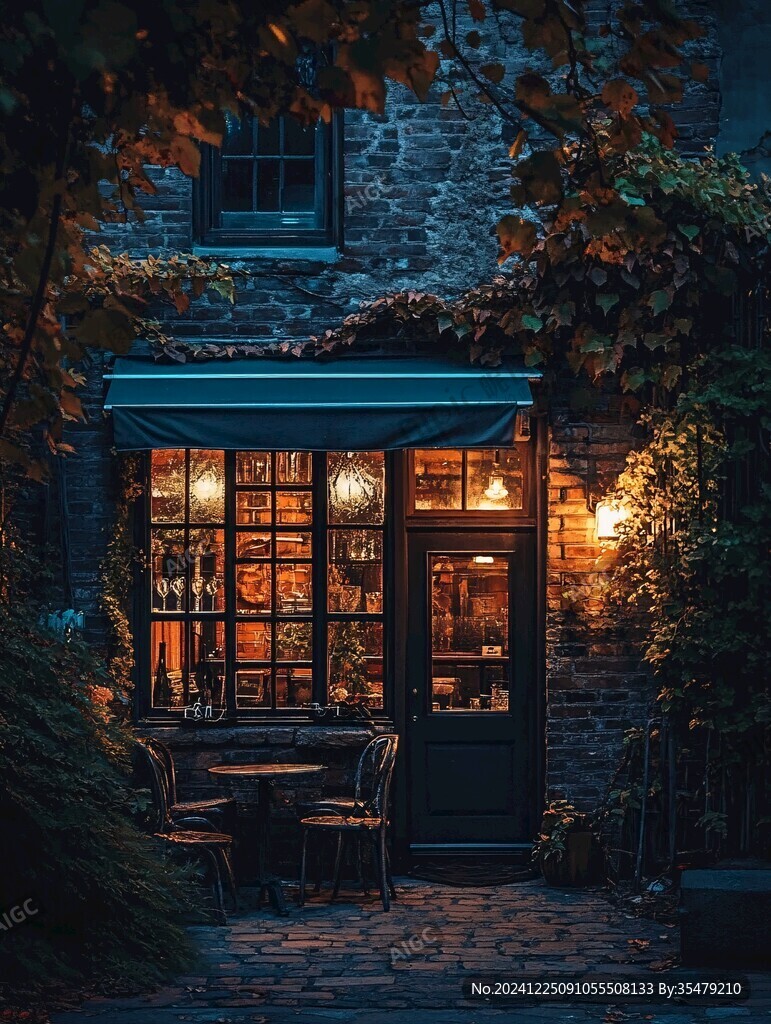 傍晚街邊小店
