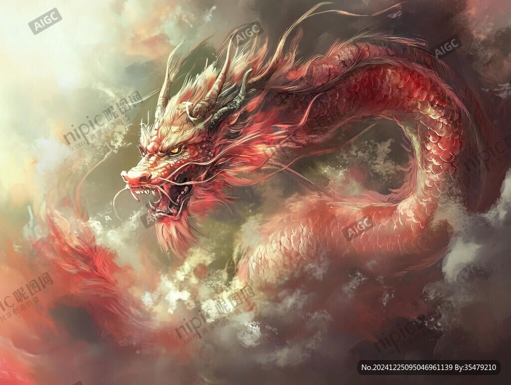 插畫龍年插畫
