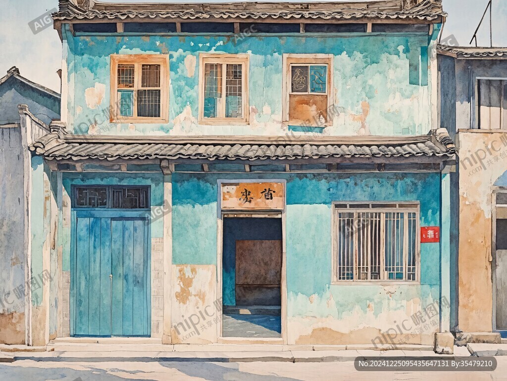 千燈古鎮繪畫