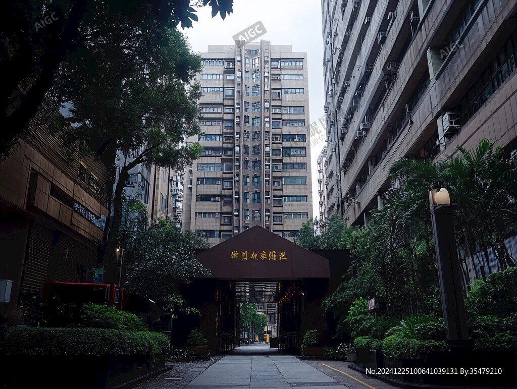高端小區內景