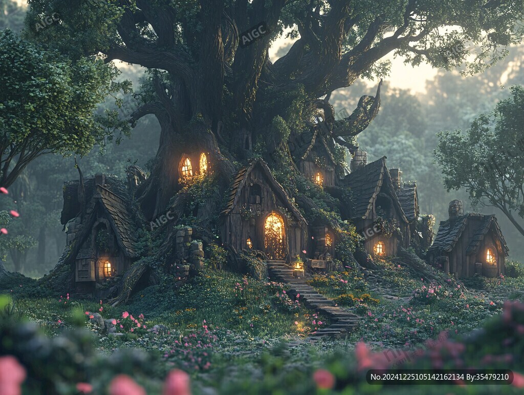 童話森林主題場景