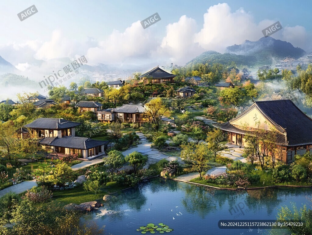 中式園林風(fēng)格度假酒店