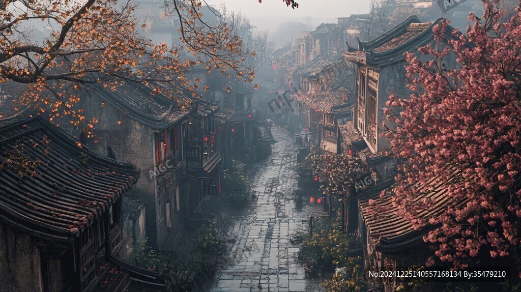 唯美古鎮(zhèn)風光