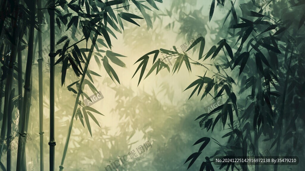 竹林藝術壁紙