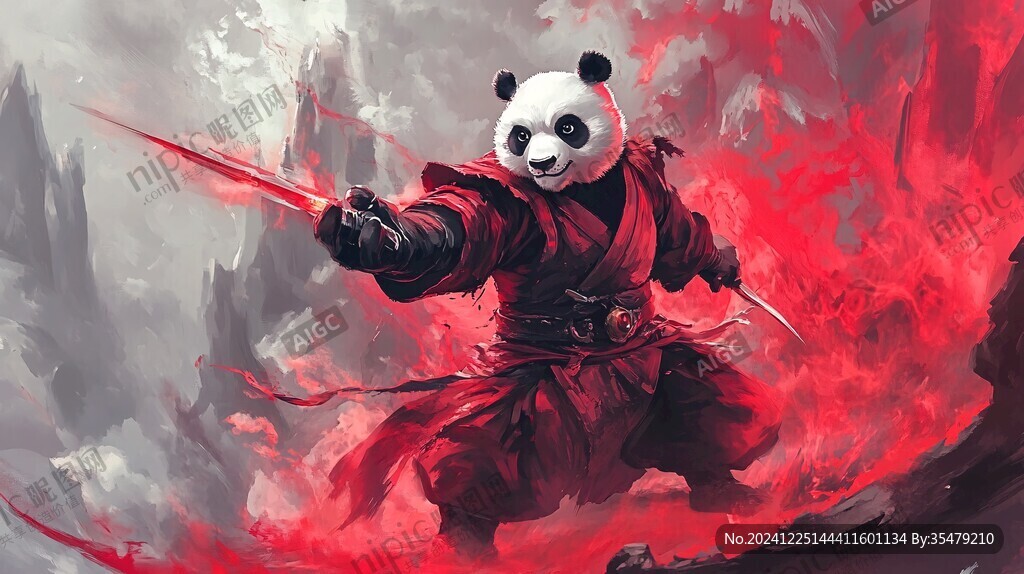 熊貓功夫大俠形像設(shè)計(jì)