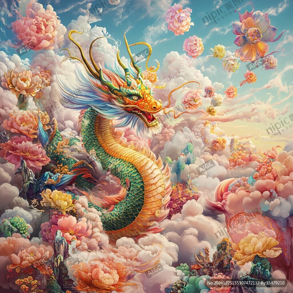 龍年系列包裝插畫