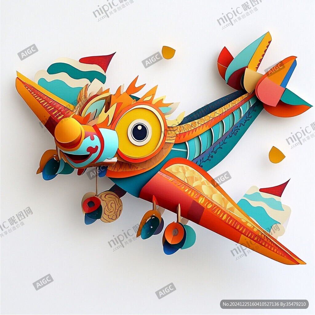 金魚紙鳶插畫