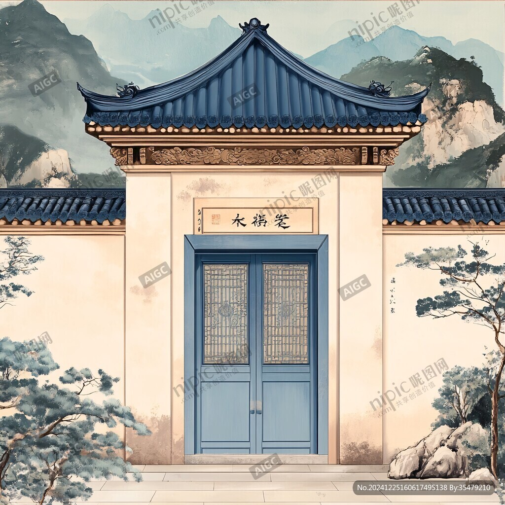 張溥故居插畫
