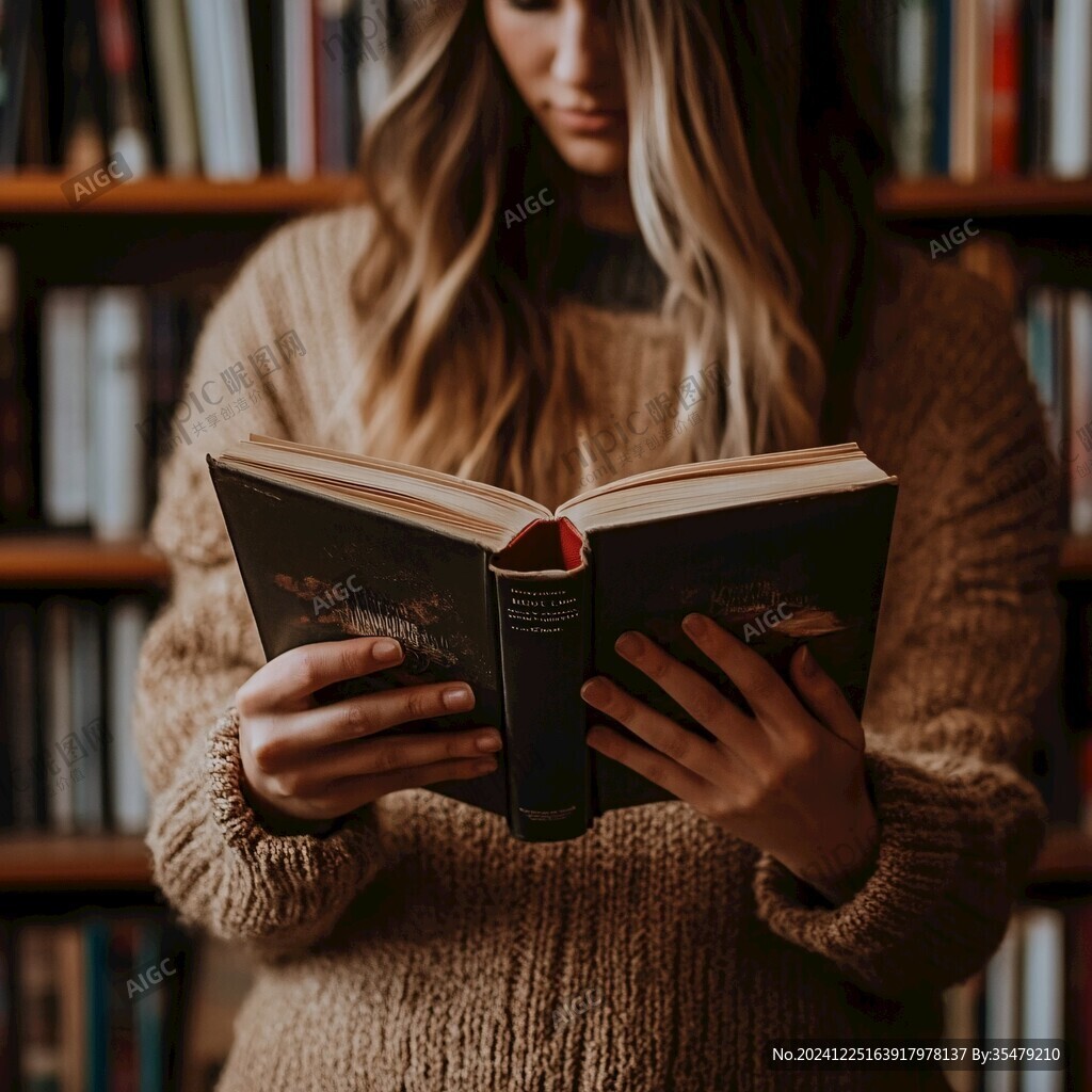 知性讀書女人女性