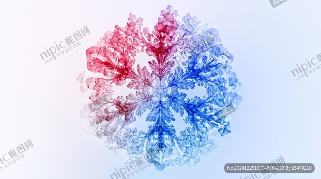 雪花效果圖