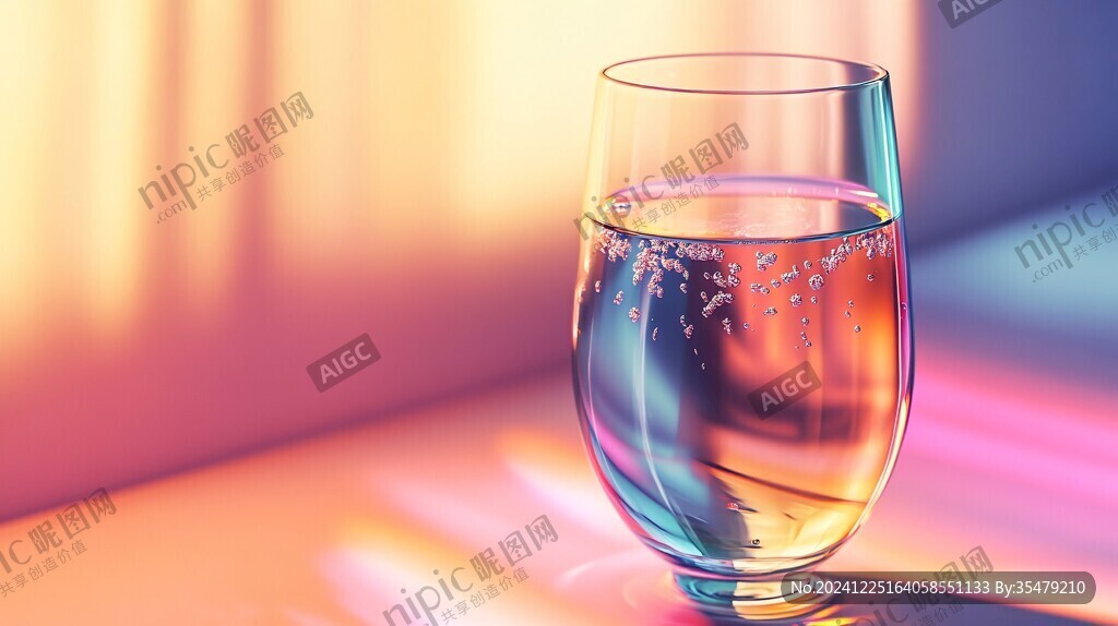 飲料杯夢幻背景