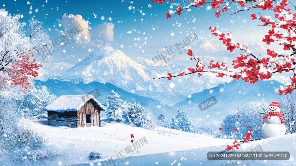 冬日雪景壁紙