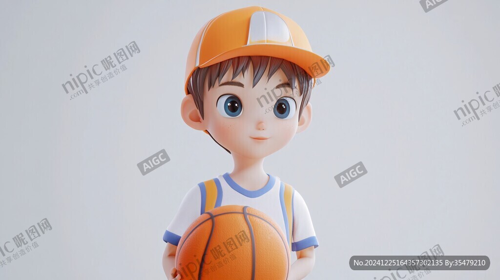 q版籃球男孩