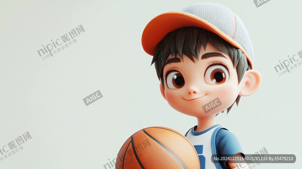 q版籃球男孩