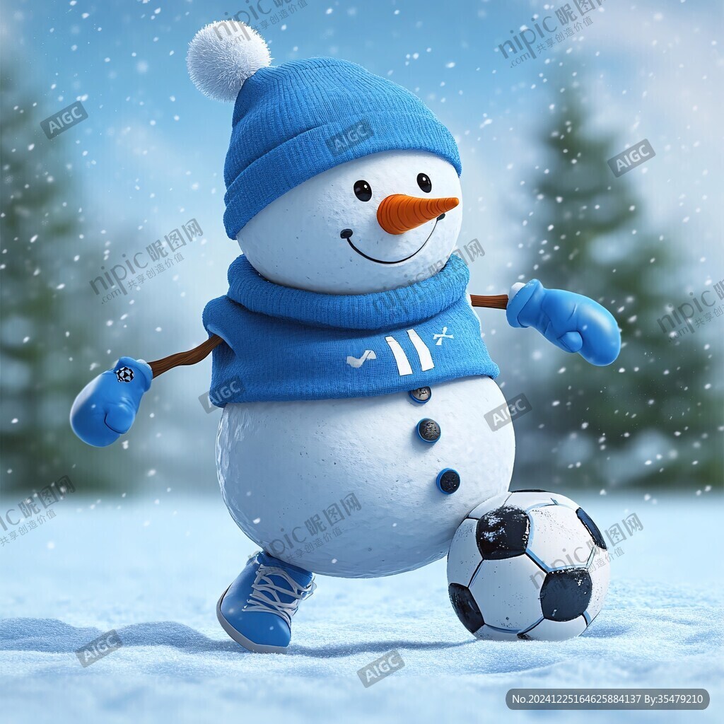 原創卡通雪人