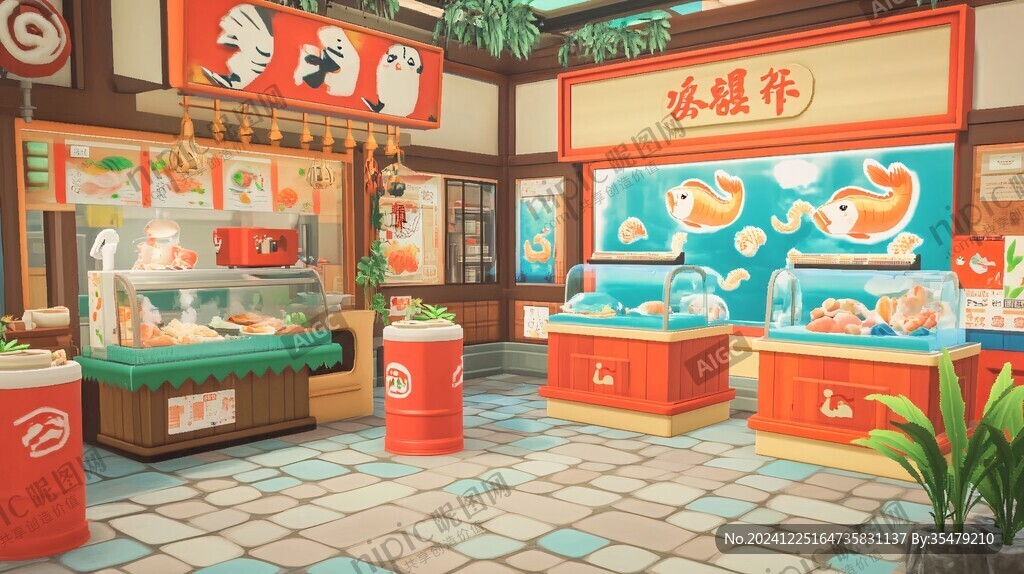 海鮮點餐場景