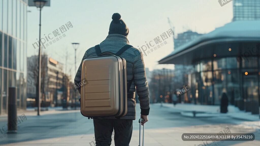 獨自旅行拉桿箱