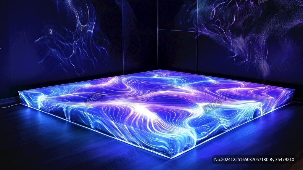 3d深淵發(fā)光地磚燈