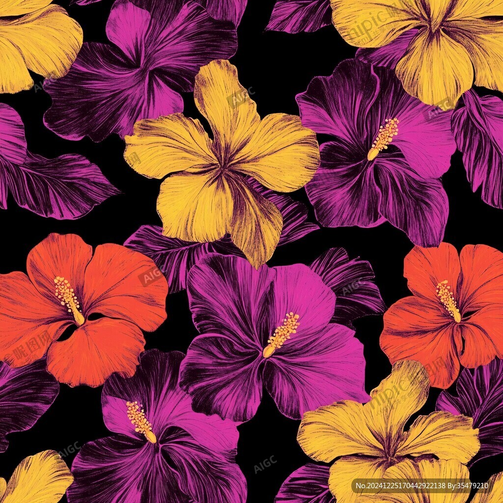 芙蓉花圖案