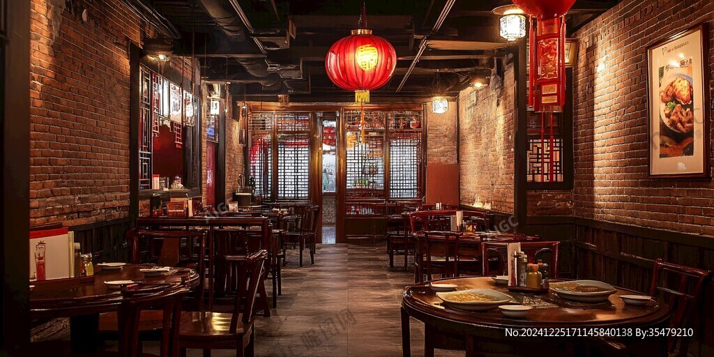 傳統文化餐飲店內景