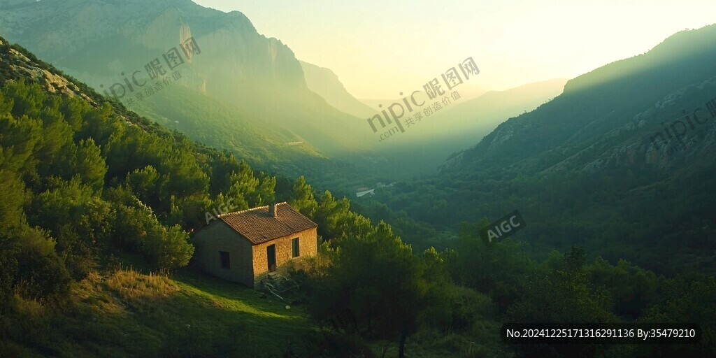 深山中的小屋