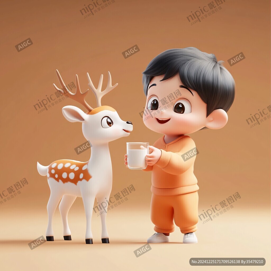 小鹿ip形象