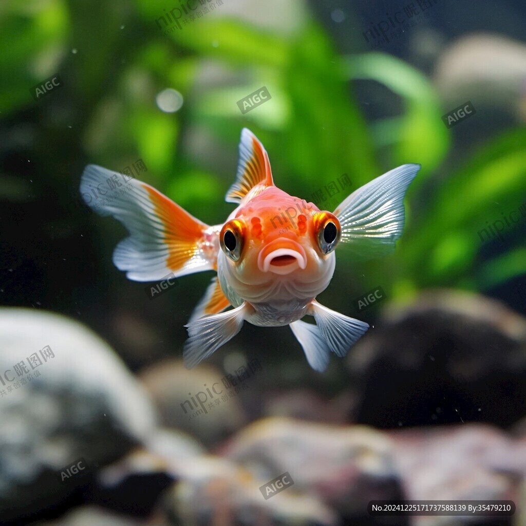 紅白珍珠金魚(yú)