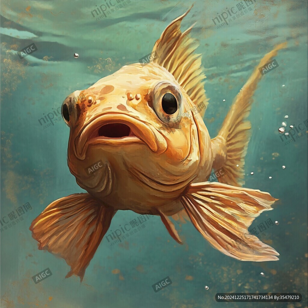 魚類3d畫