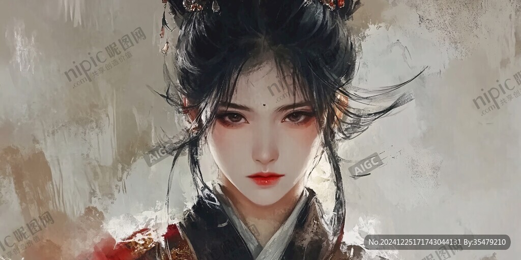 板繪人像