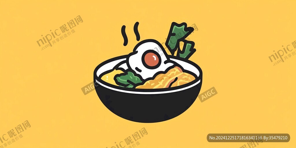 蓋飯宣傳插畫