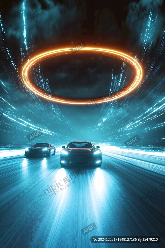 車展科技背景