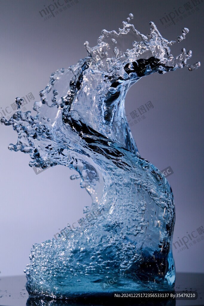 水花擺件
