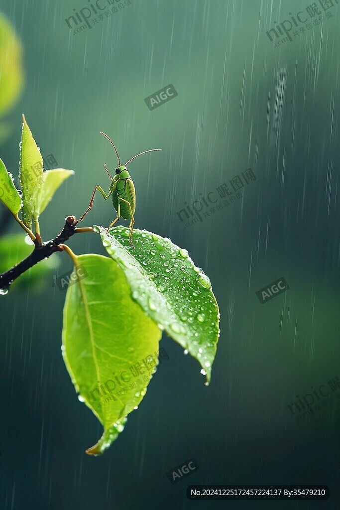 雨中的生命