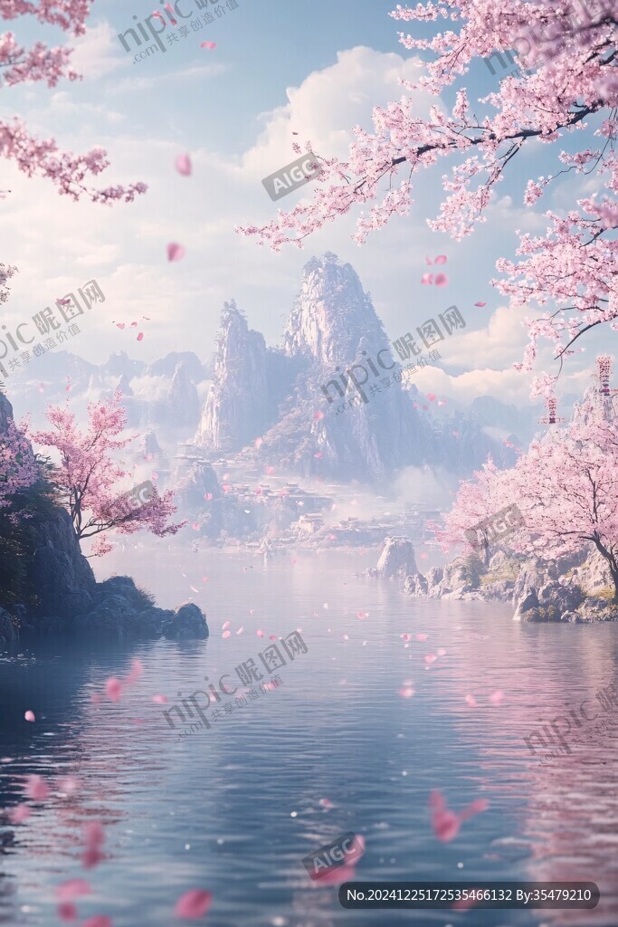 粉色的奇幻風(fēng)景