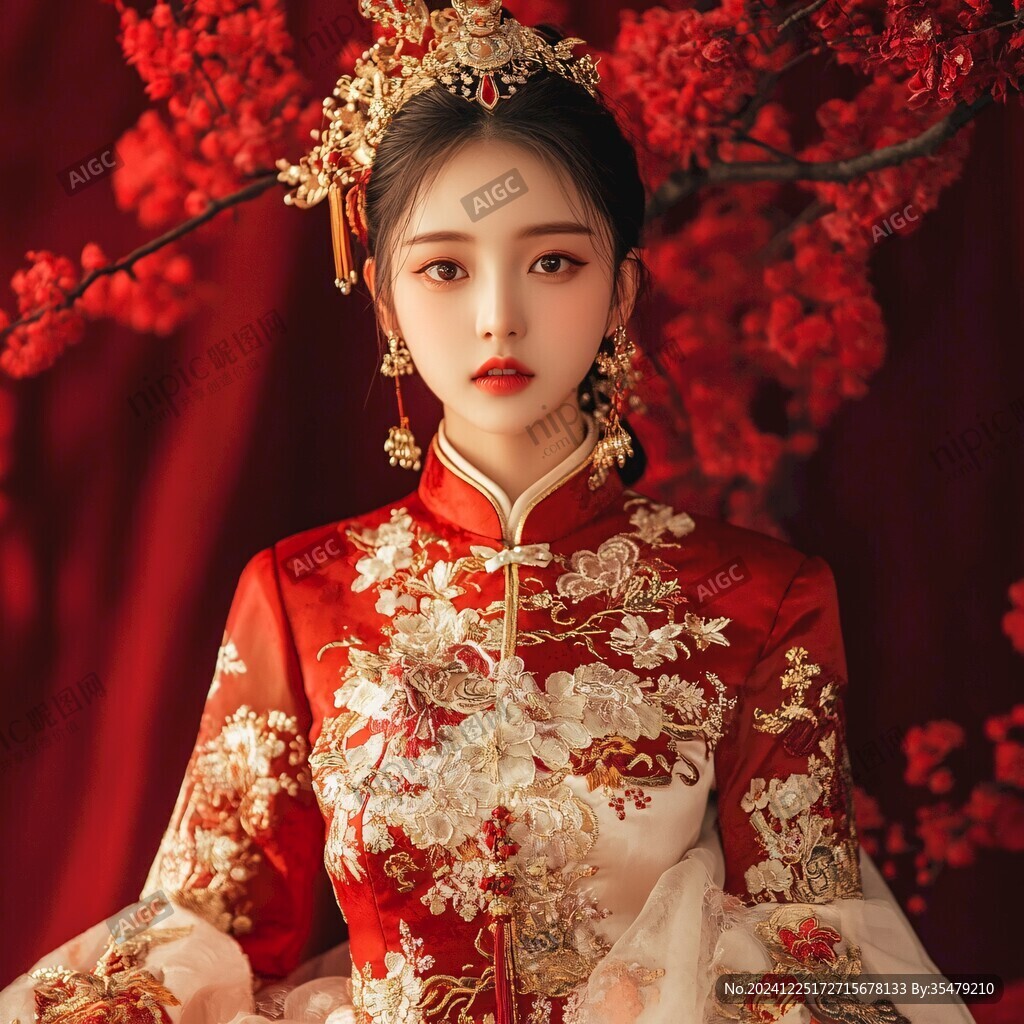 漢服秀禾裝飾