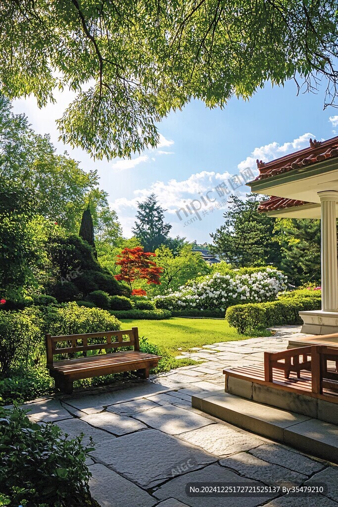 庭院花園庭院美景